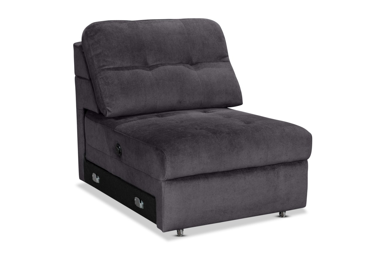 BEVERLY FABRIC Modular Armless Electric Slider – image 2 of 4