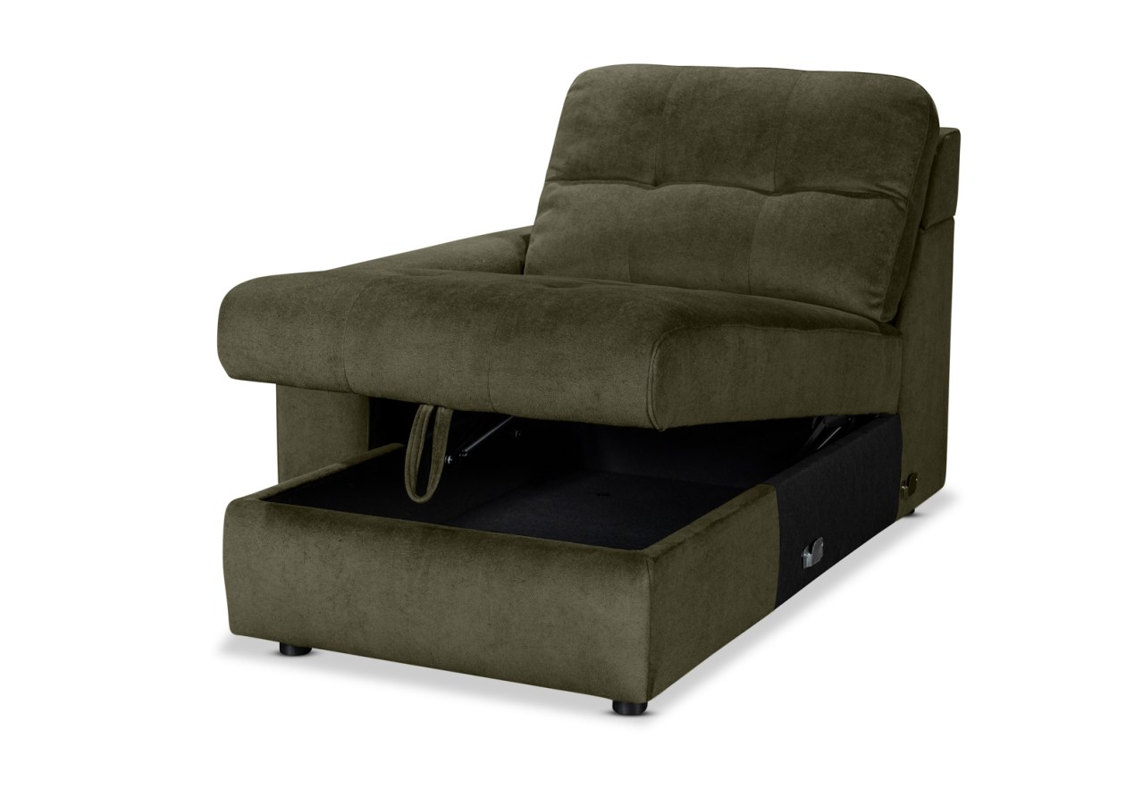 BEVERLY FABRIC Modular LHF Storage Chaise – image 3 of 4