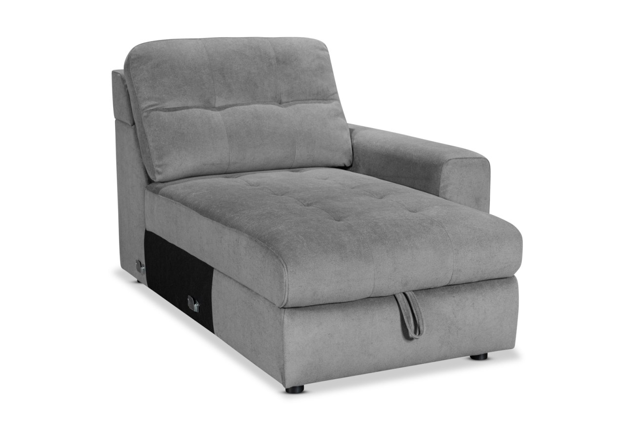 BEVERLY FABRIC Modular RHF Storage Chaise – image 2 of 4
