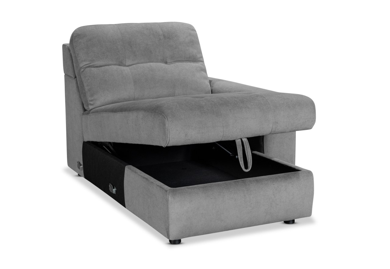 BEVERLY FABRIC Modular RHF Storage Chaise – image 3 of 4