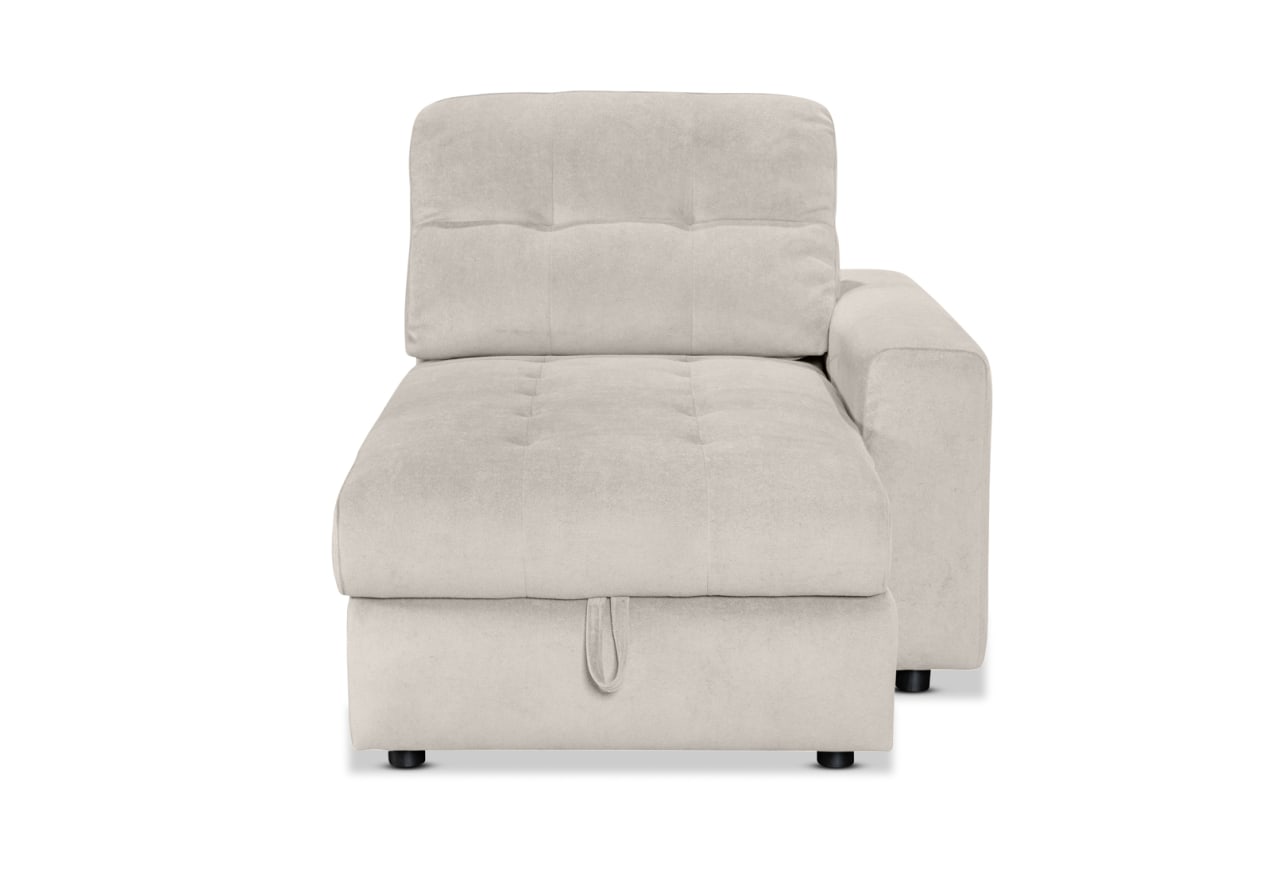 BEVERLY FABRIC Modular RHF Storage Chaise – image 1 of 4
