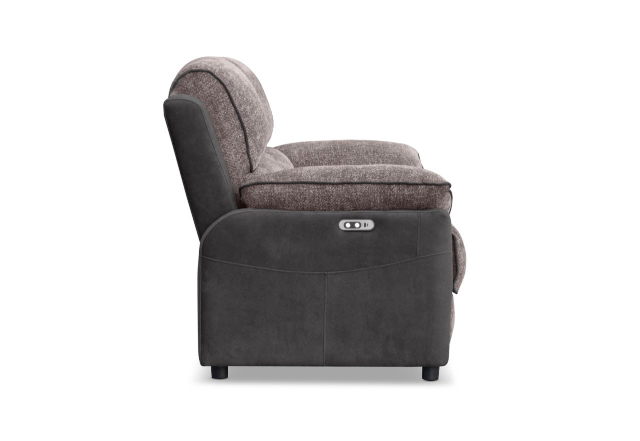 BRIXTON FABRIC 2 Seater Electric Recliner with Console MTO – image 5 of 13