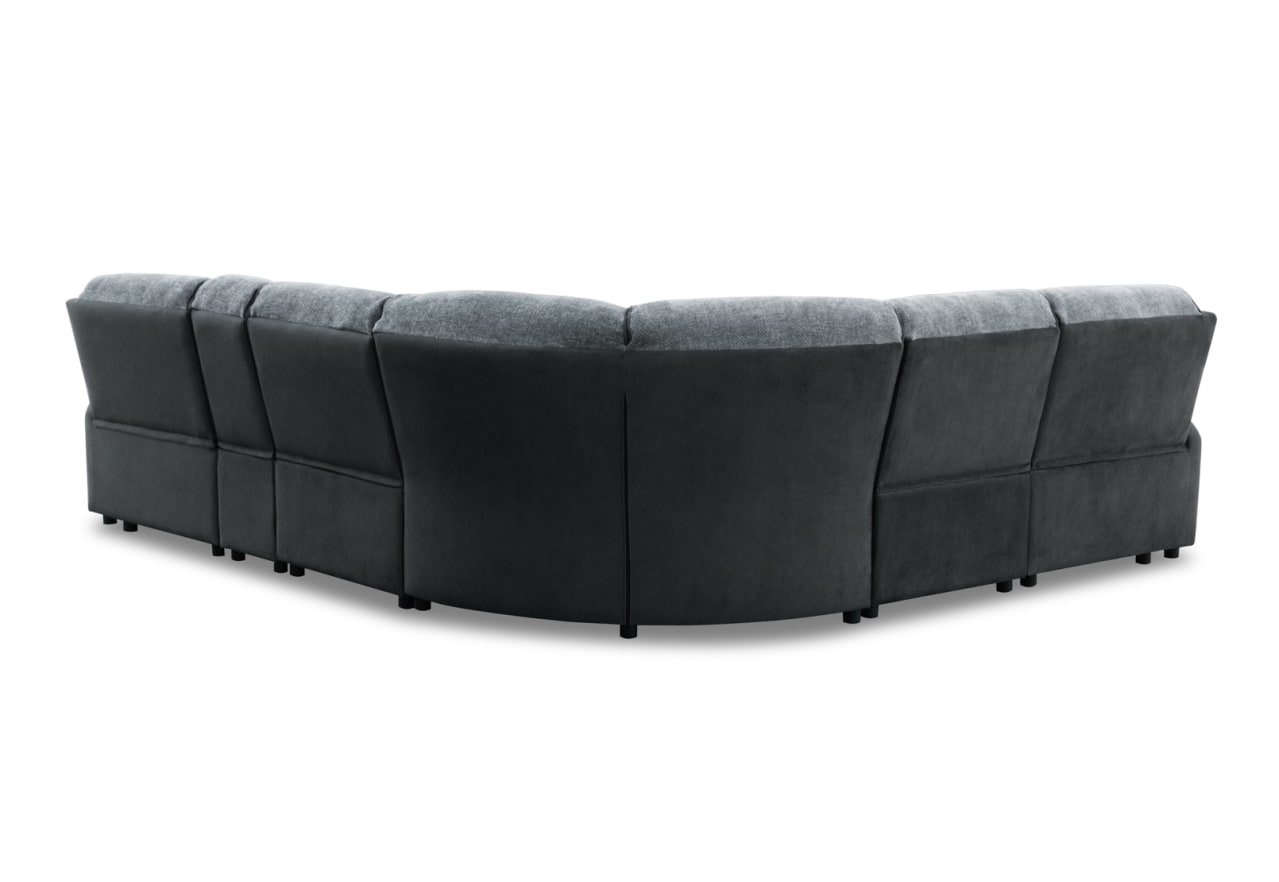 BRIXTON FABRIC Corner Lounge with Console – image 5 of 12