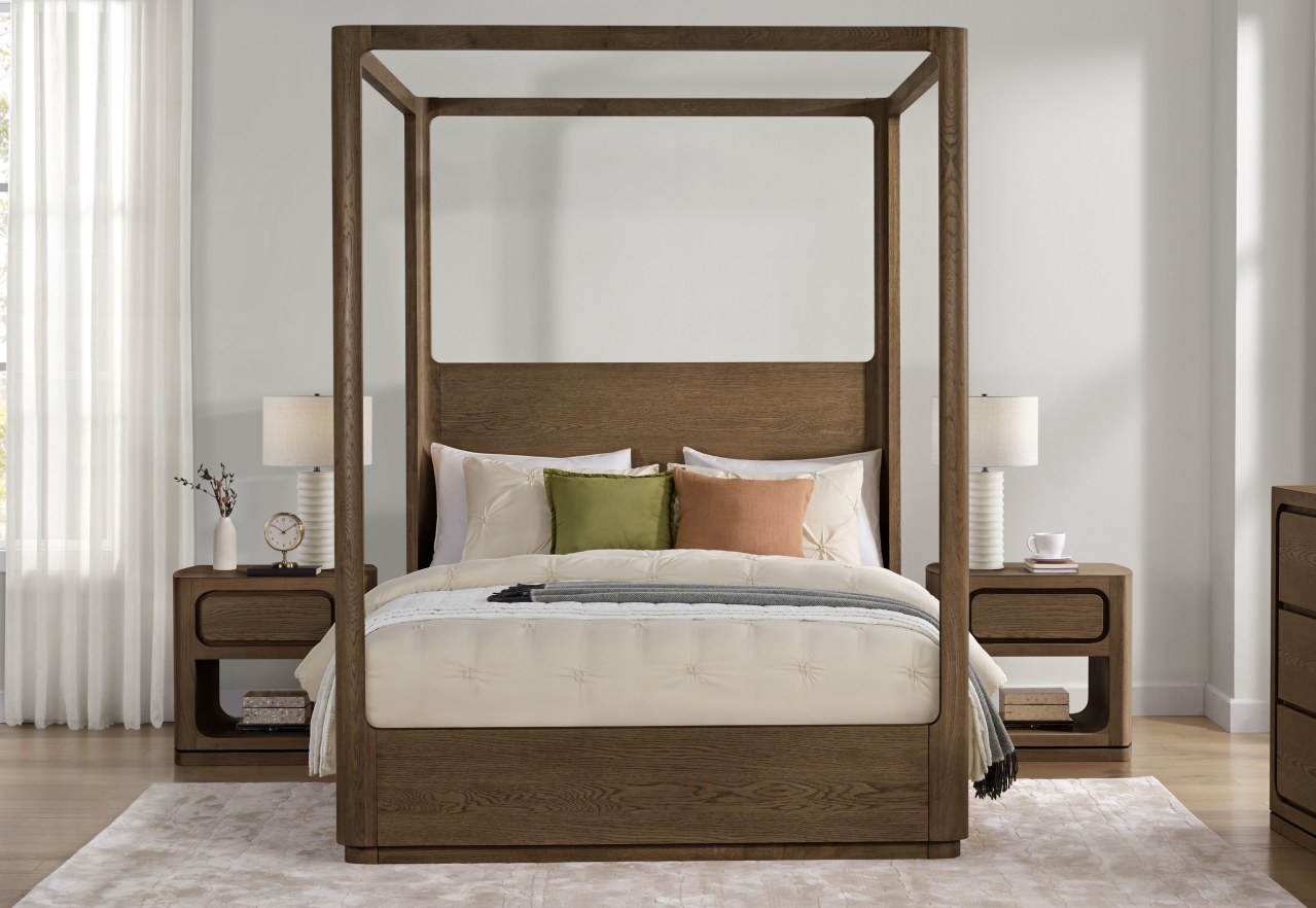 REINE 4 Poster Queen Bed – image 1 of 10
