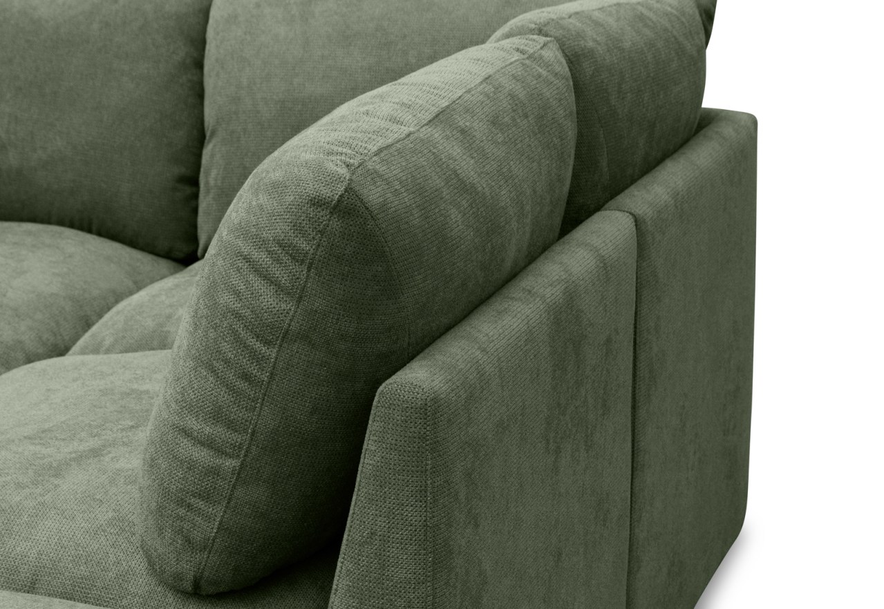 REVER FABRIC Corner Lounge with Ottoman – image 5 of 9