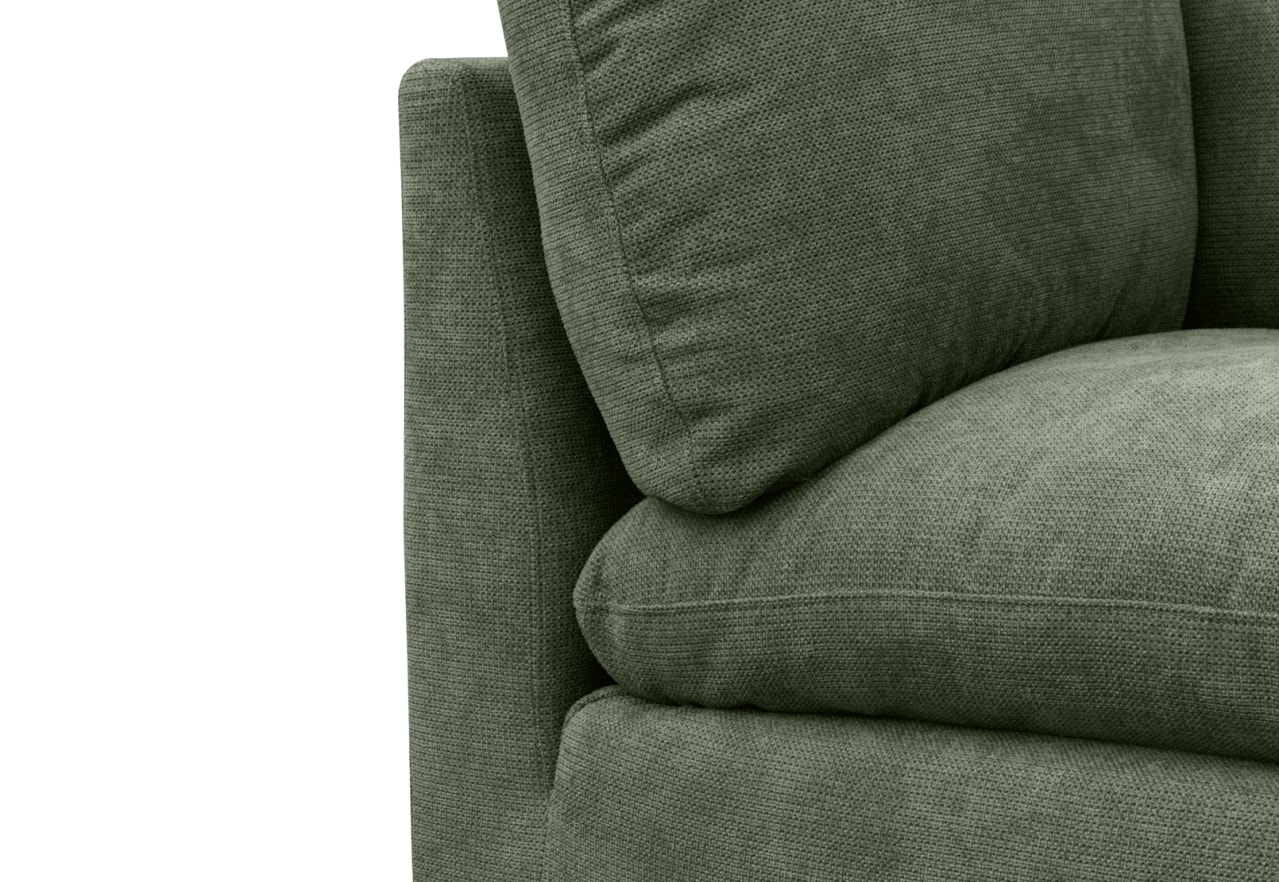 REVER FABRIC Corner Lounge with Ottoman – image 7 of 9