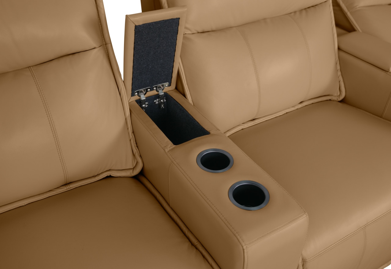 ALCINA LEATHER 4 Seater Theatre Suite – image 9 of 11