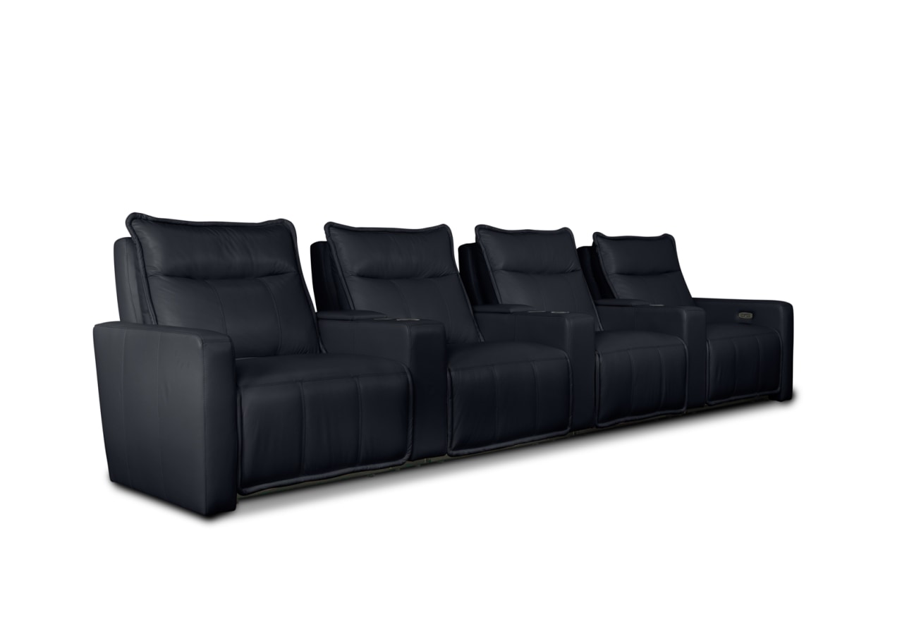 ALCINA LEATHER 4 Seater Theatre Suite – image 4 of 11