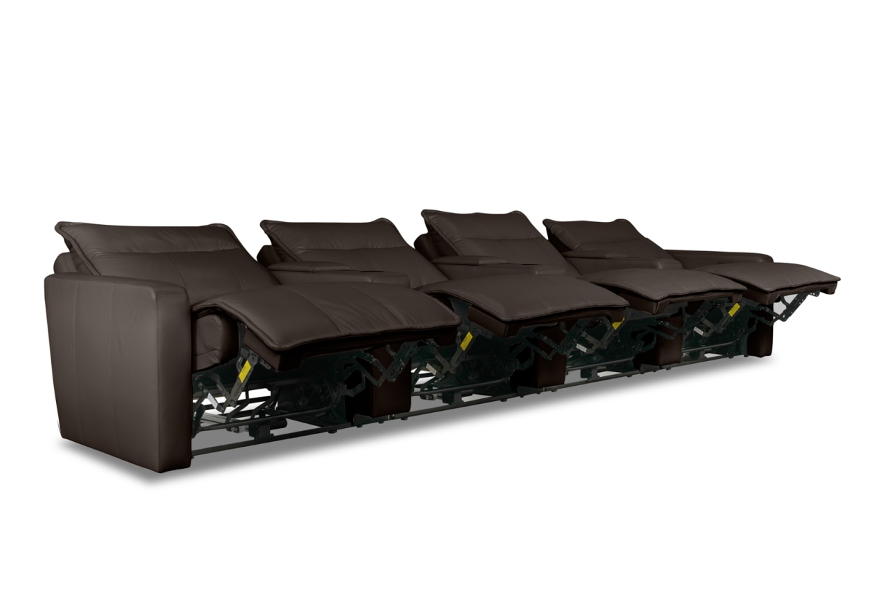 ALCINA LEATHER 4 Seater Theatre Suite – image 6 of 11