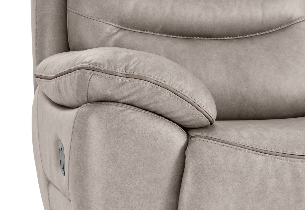 FEDERER FABRIC 4 Seater Theatre Suite with Manual Recliners and Console – image 7 of 9