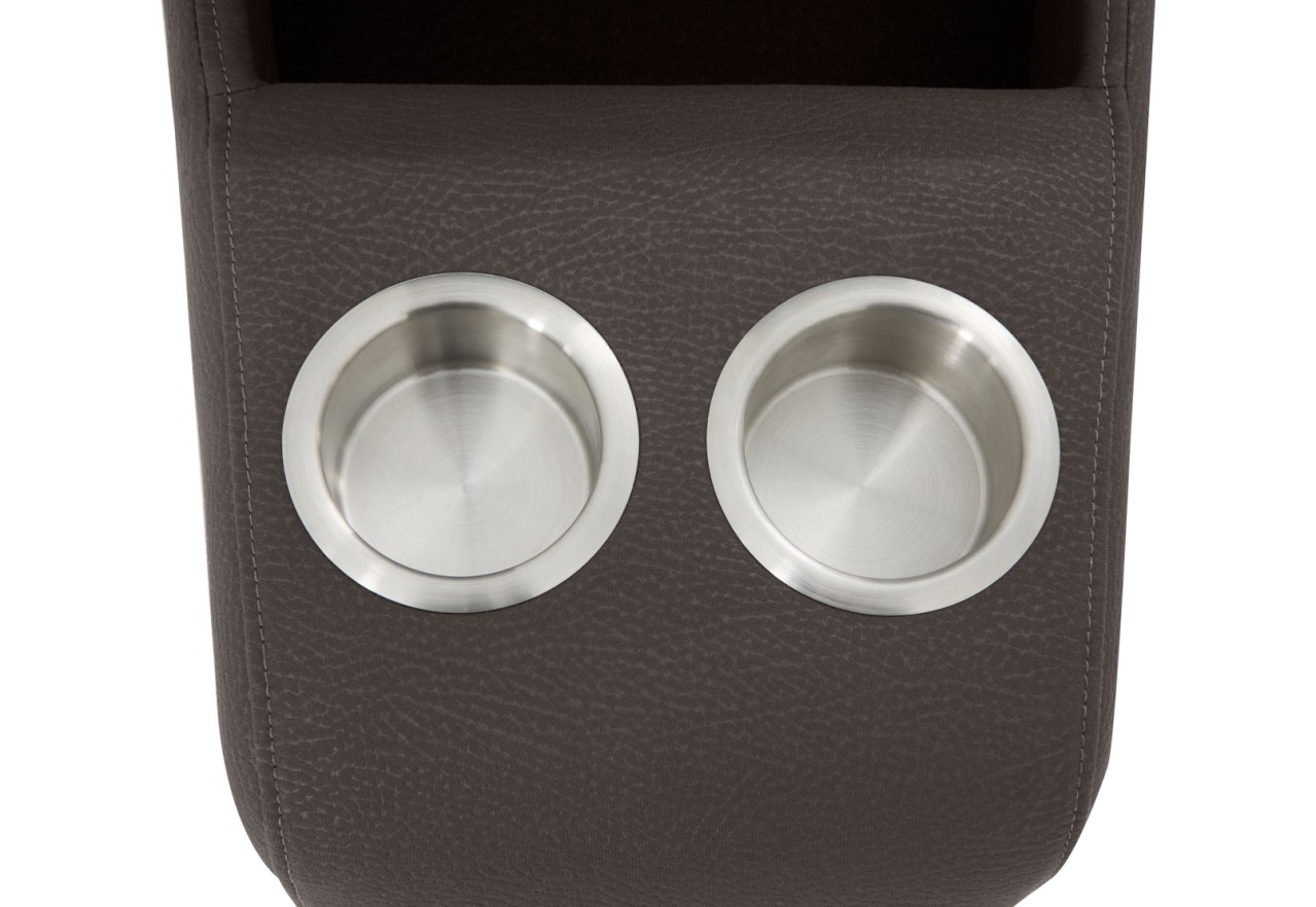 RODDICK FABRIC 4 Seater Theatre Suite with 2 Inbuilt Electric Recliners and Console – image 11 of 13