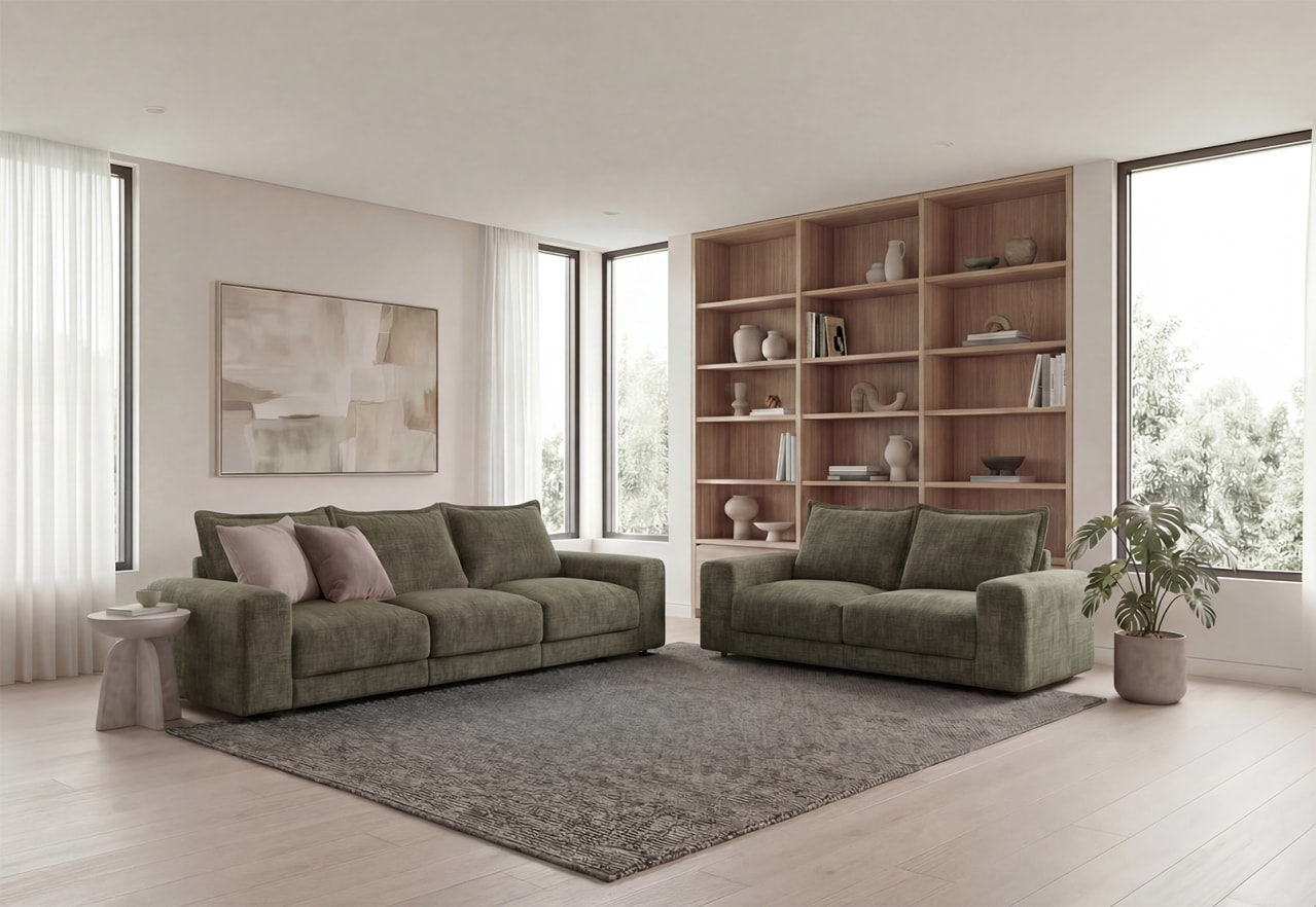 LINNELL FABRIC 4.5 Seater Sofa – image 10 of 10