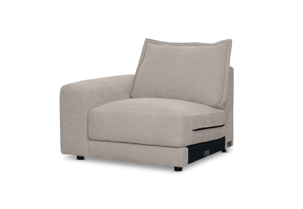 LINNELL FABRIC Modular LHF Chair – image 3 of 4