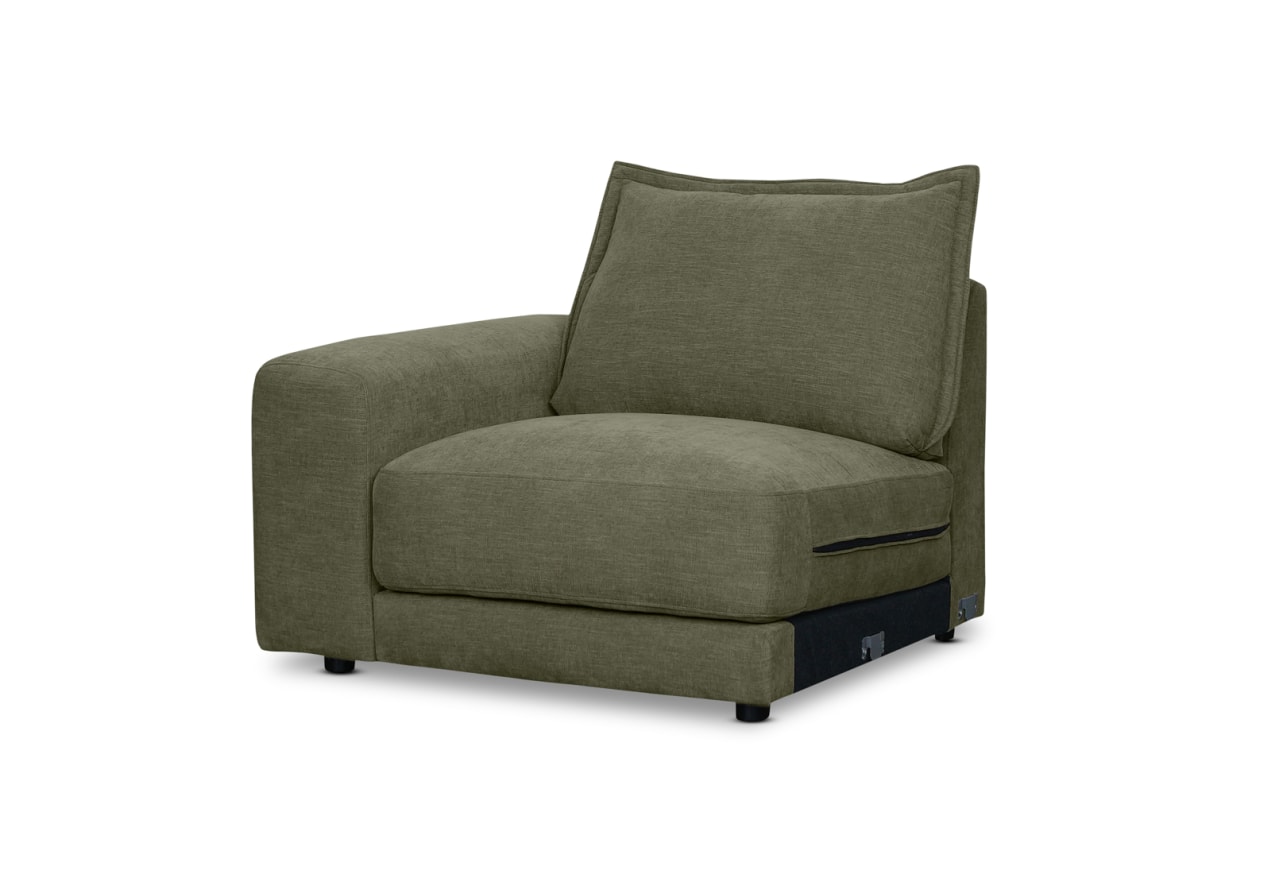 LINNELL FABRIC Modular LHF Chair – image 3 of 4