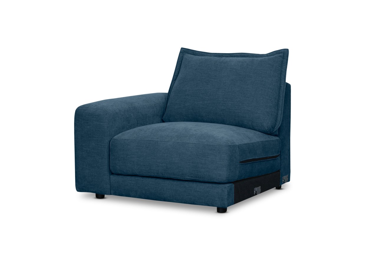LINNELL FABRIC Modular LHF Chair – image 3 of 4