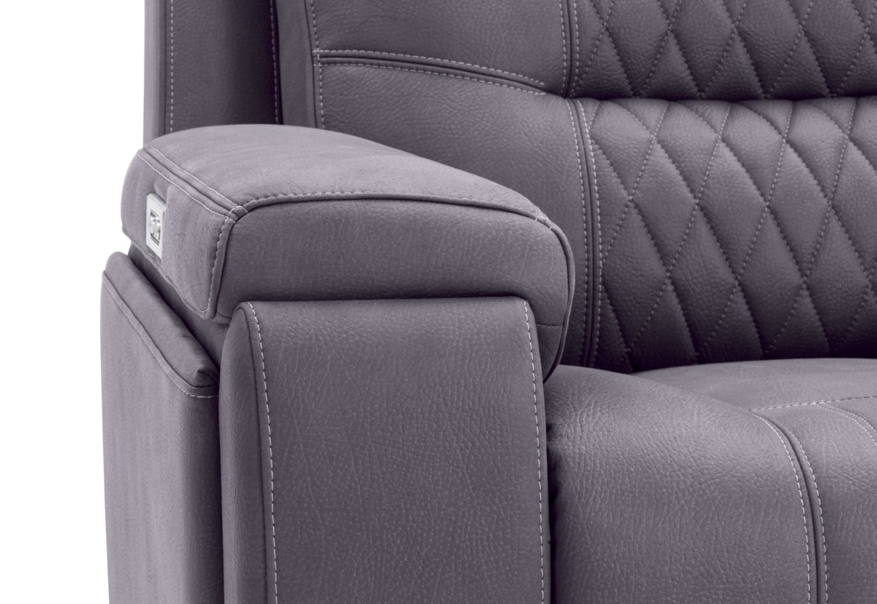 AGASSI FABRIC 5 Seater Corner Lounge with 2 Consoles – image 4 of 6