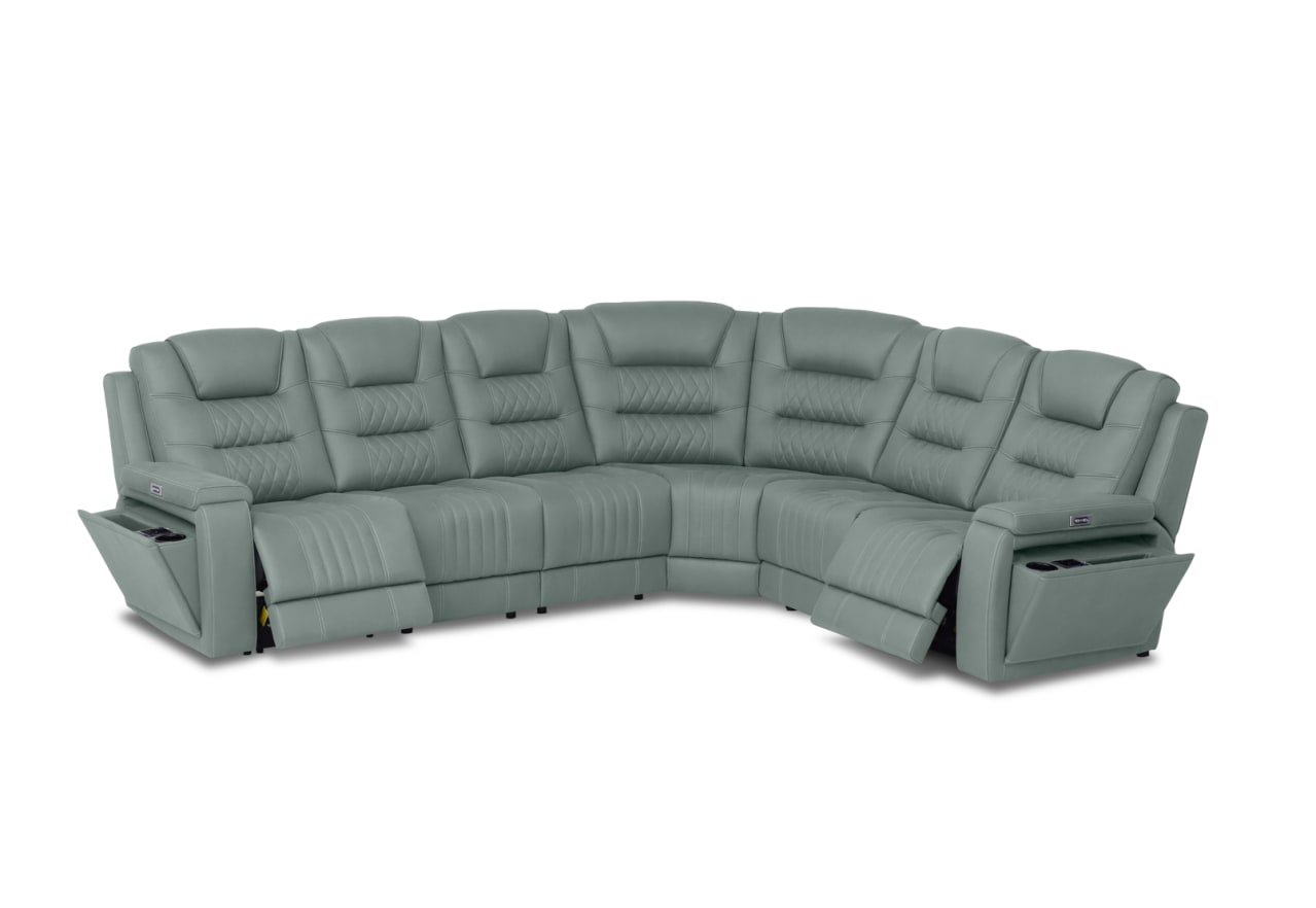 AGASSI FABRIC 6 Seater Corner Lounge – image 2 of 6