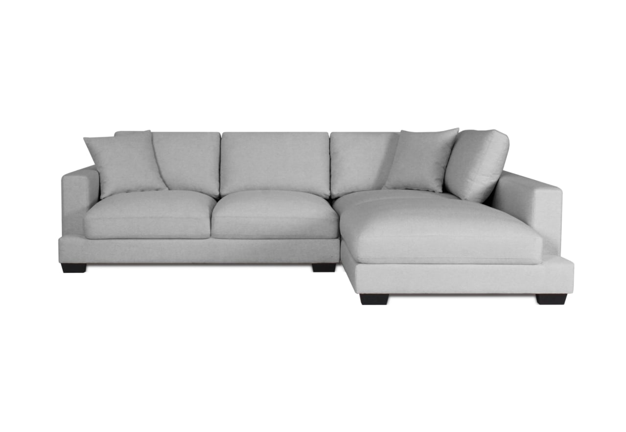 FARIDA FABRIC 4 Seater Sofa with Right-Hand Facing Chaise – image 1 of 8