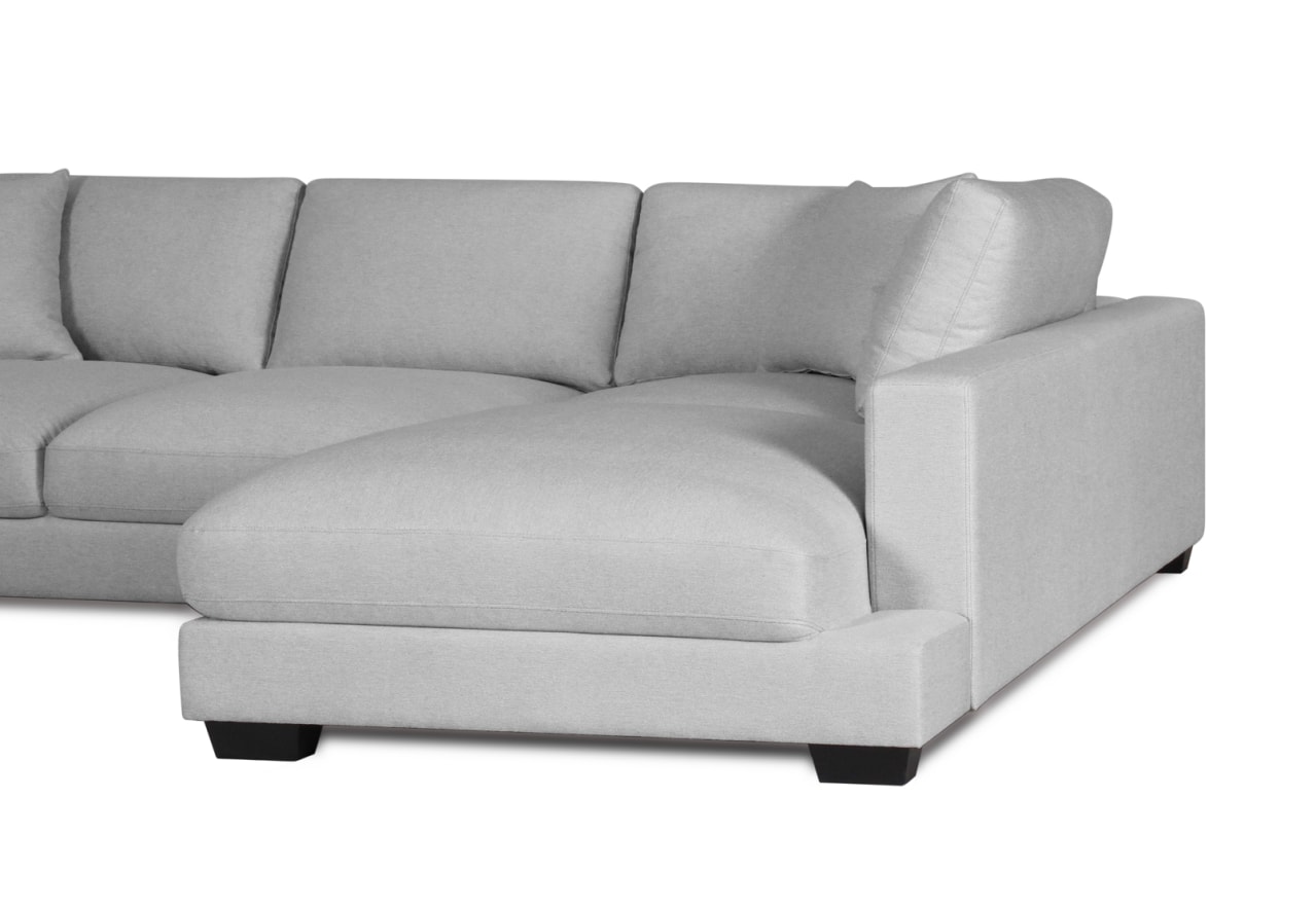 FARIDA FABRIC 4 Seater Sofa with Right-Hand Facing Chaise – image 4 of 8