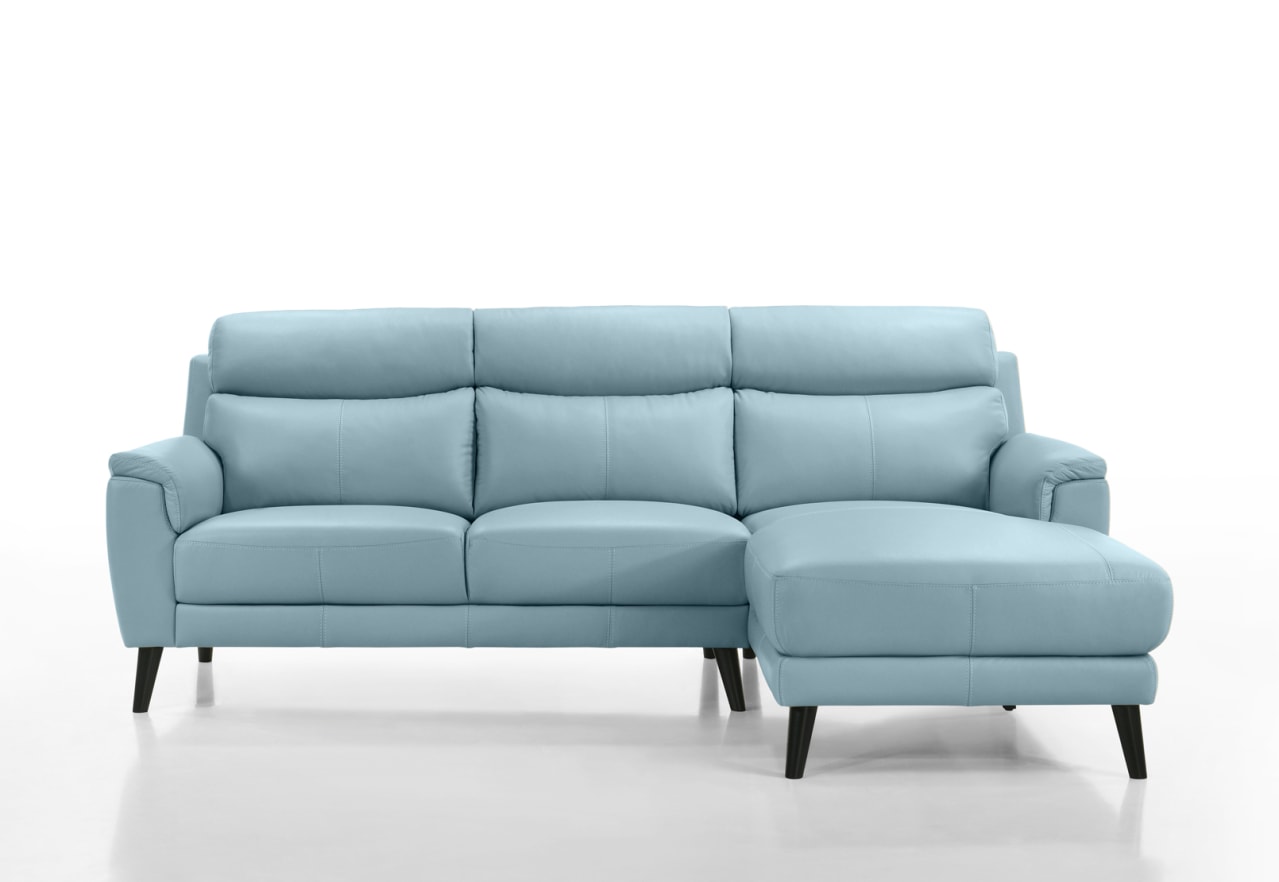 CHAFFEE LEATHER 3 Seat RHF Chaise – image 1 of 4