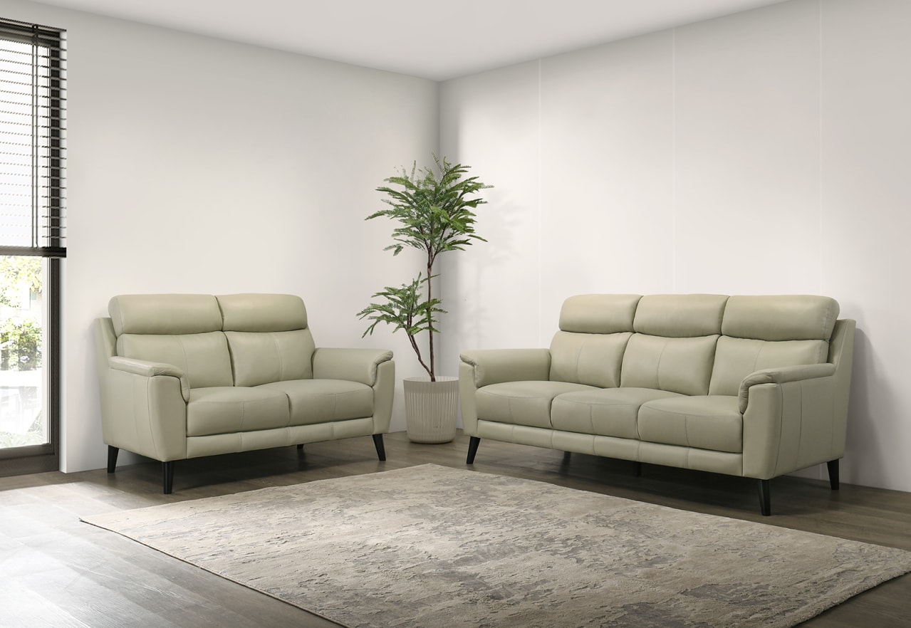 CHAFFEE LEATHER 2 Seater Sofa – image 6 of 8