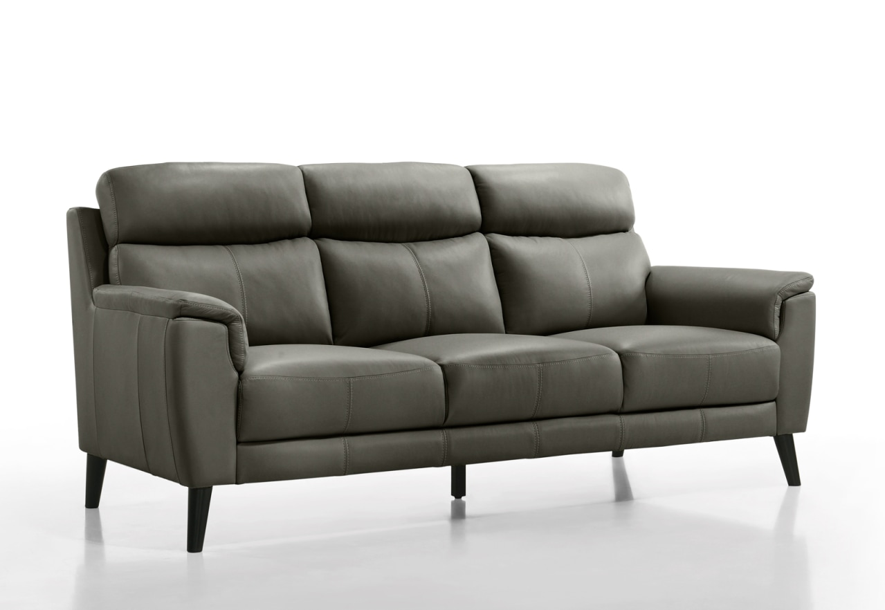 CHAFFEE LEATHER 3 Seater Sofa – image 2 of 4
