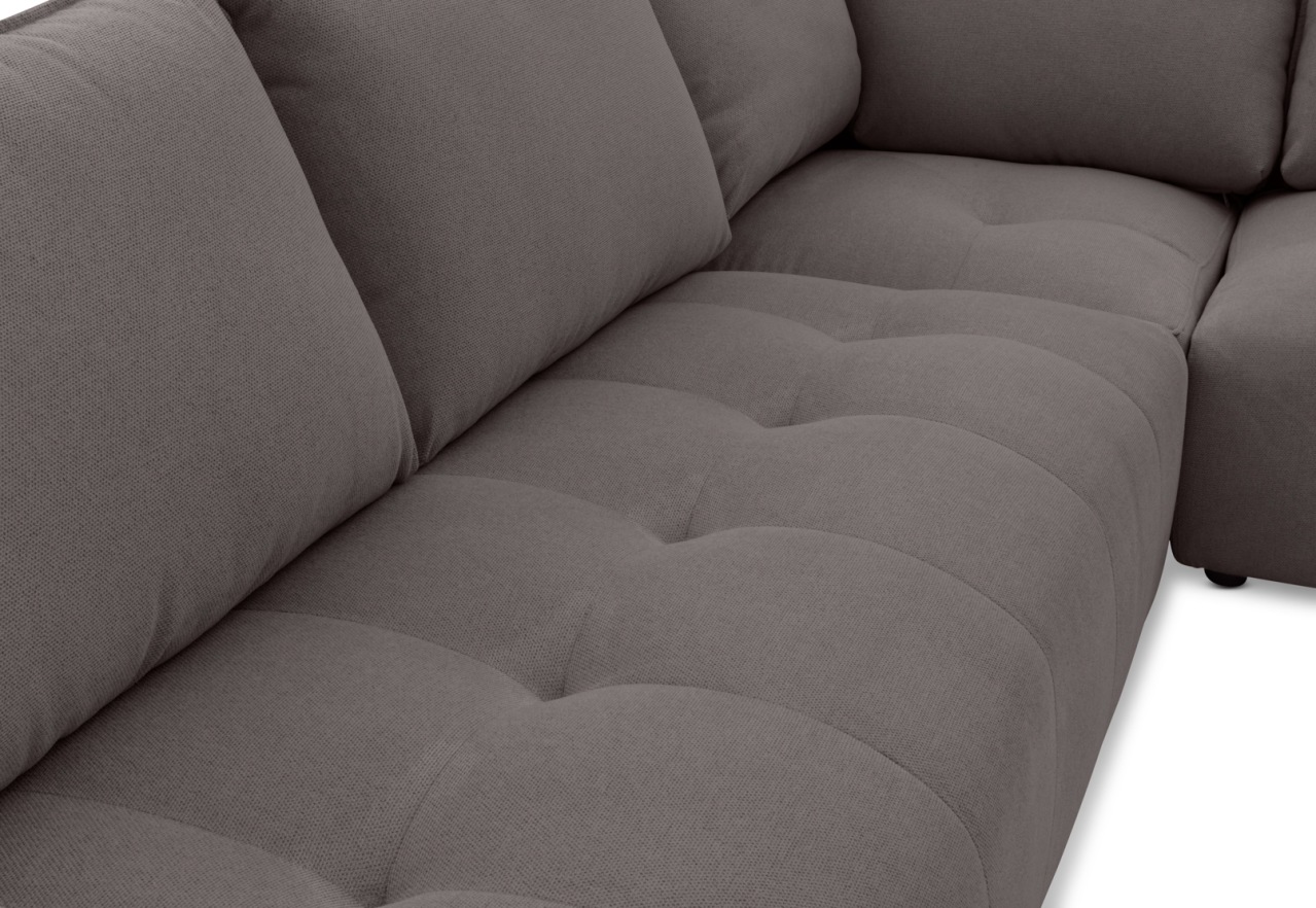 MAGNAR FABRIC 5 Seater Corner Lounge with Ottoman – image 3 of 6