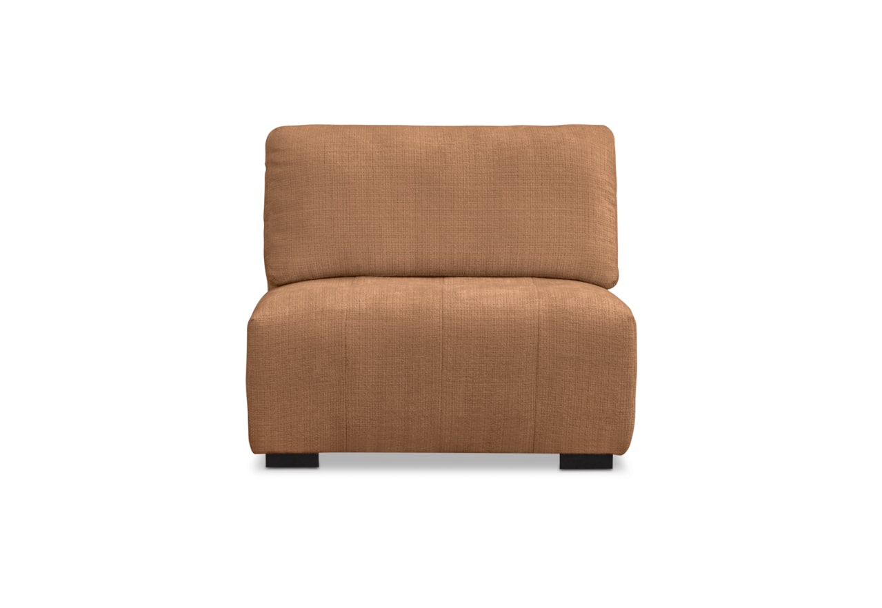 PAMINA FABRIC Modular 2 Seater Armless Sofa – image 1 of 4