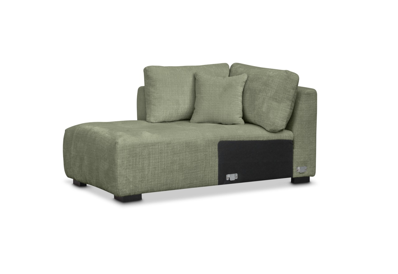 PAMINA FABRIC Modular Lelf-Hand Facing Long Chaise – image 2 of 6