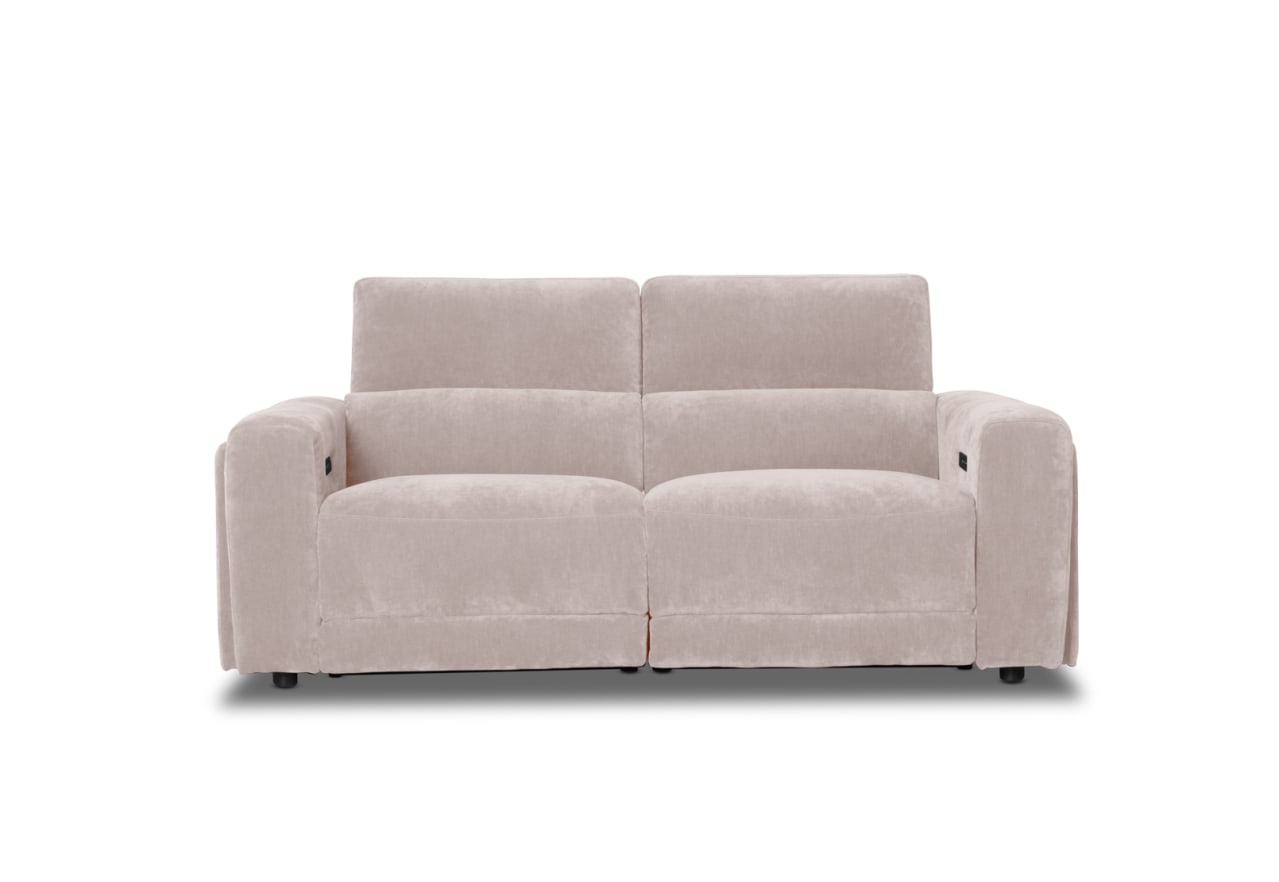 CHICAGO FABRIC 2 Seater with 2 Inbuilt Electric Recliners – image 1 of 8