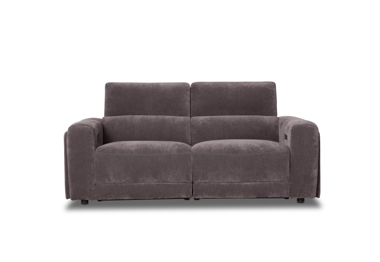 CHICAGO FABRIC 2 Seater with 2 Inbuilt Electric Recliners – image 1 of 8