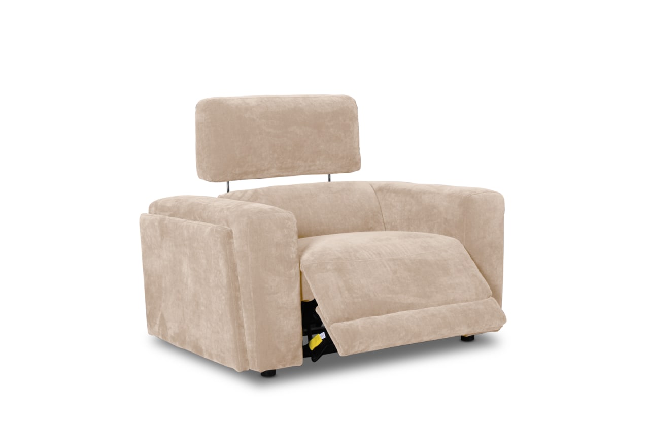 CHICAGO FABRIC Electric Recliner – image 5 of 8