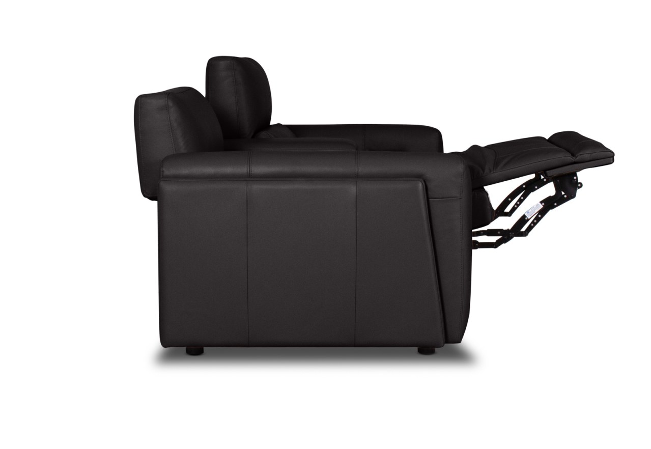 CHICAGO LEATHER 2 Seater Electric Recliner with 1 Console – image 7 of 10