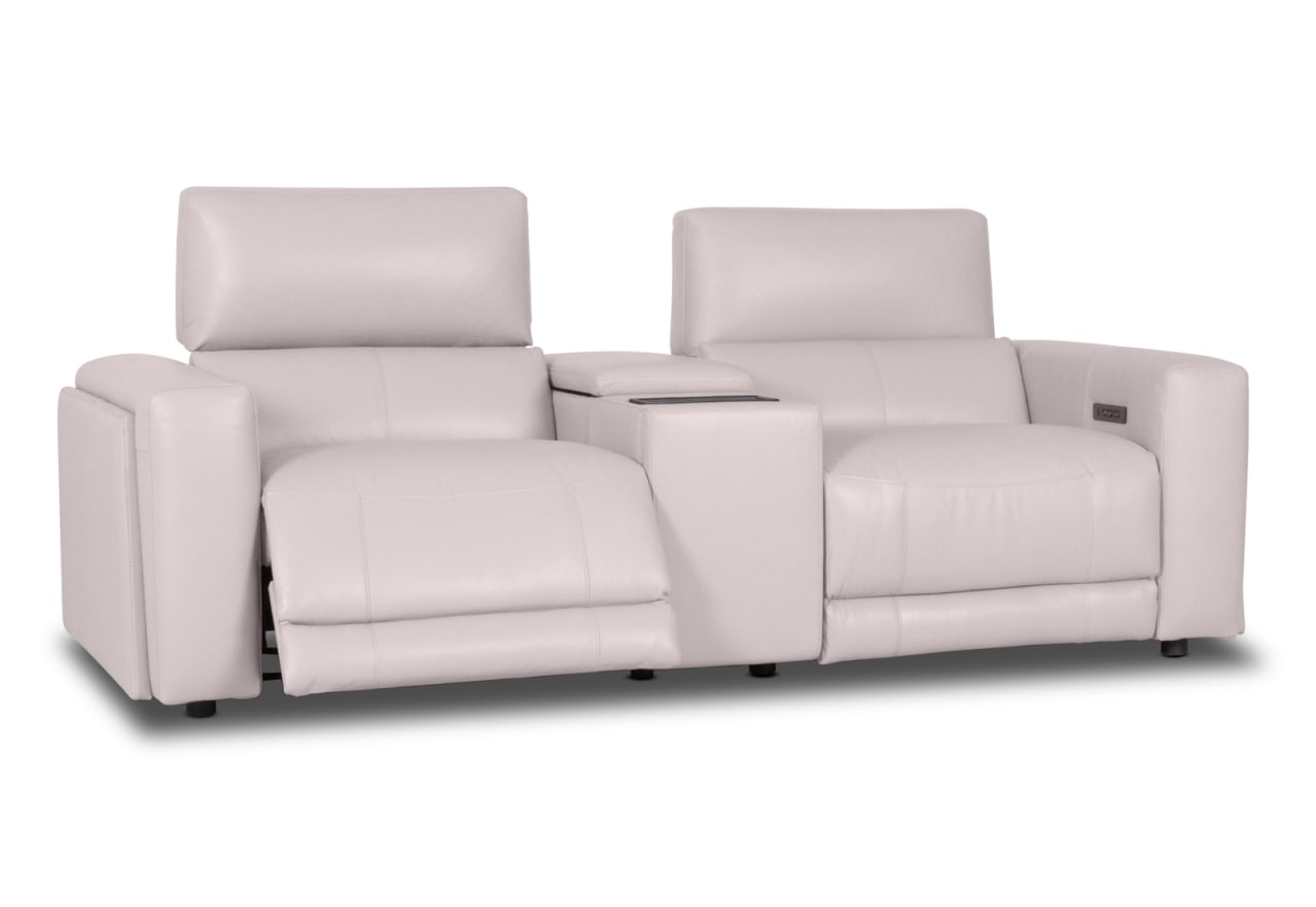CHICAGO LEATHER 2 Seater Electric Recliner with 1 Console – image 5 of 10