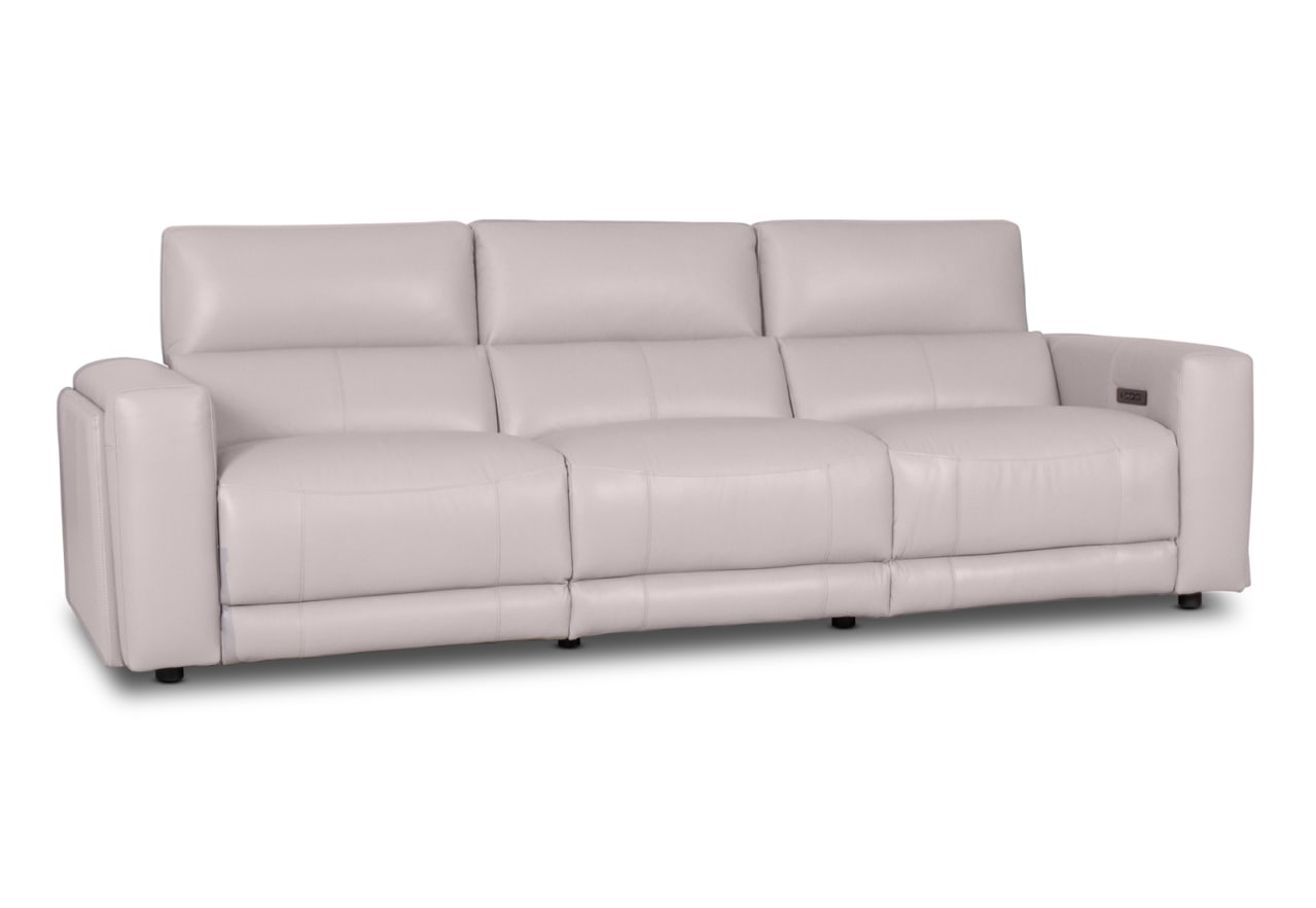 CHICAGO LEATHER 3 Seater with 2 Inbuilt Recliners – image 2 of 8