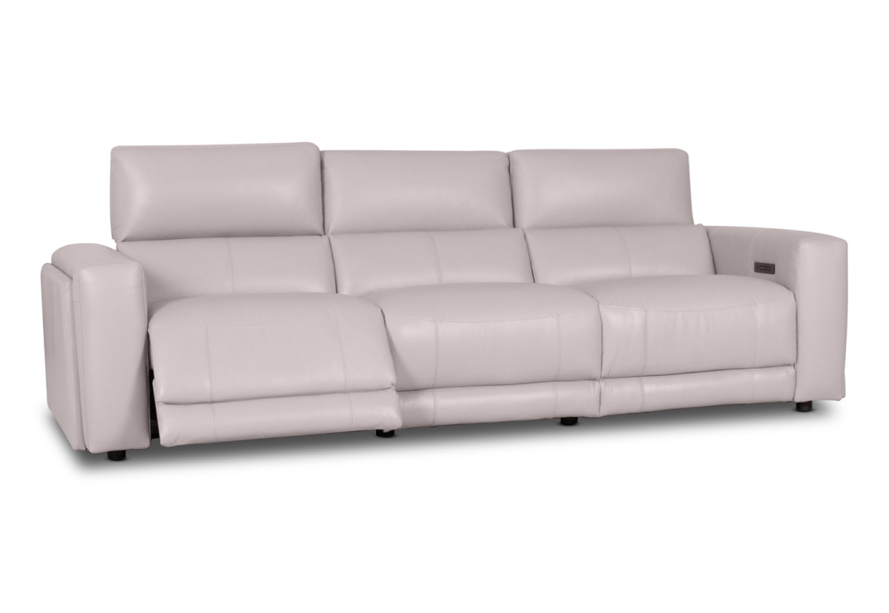 CHICAGO LEATHER 3 Seater with 2 Inbuilt Recliners – image 3 of 8