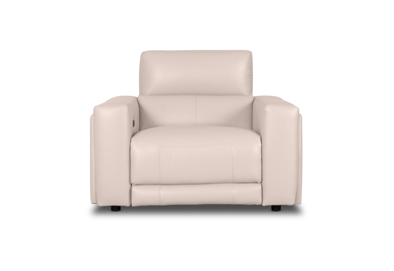 CHICAGO LEATHER Single Electric Recliner – image 1 of 8