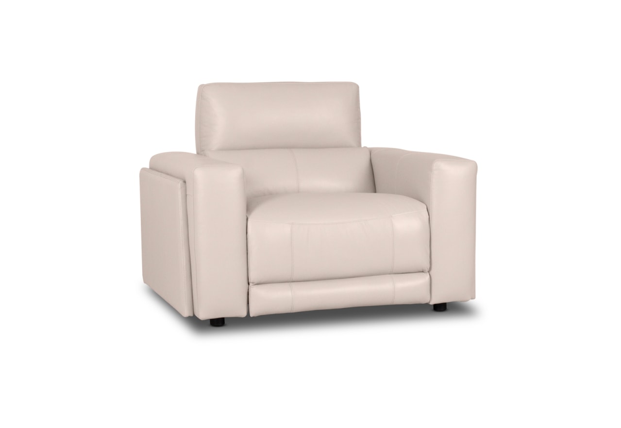 CHICAGO LEATHER Single Electric Recliner – image 2 of 8