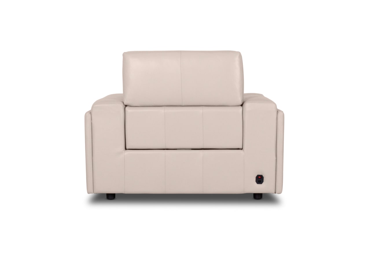 CHICAGO LEATHER Single Electric Recliner – image 7 of 8