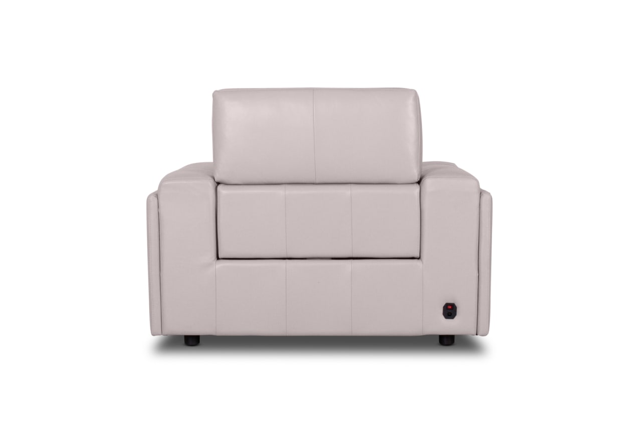 CHICAGO LEATHER Single Electric Recliner – image 7 of 8