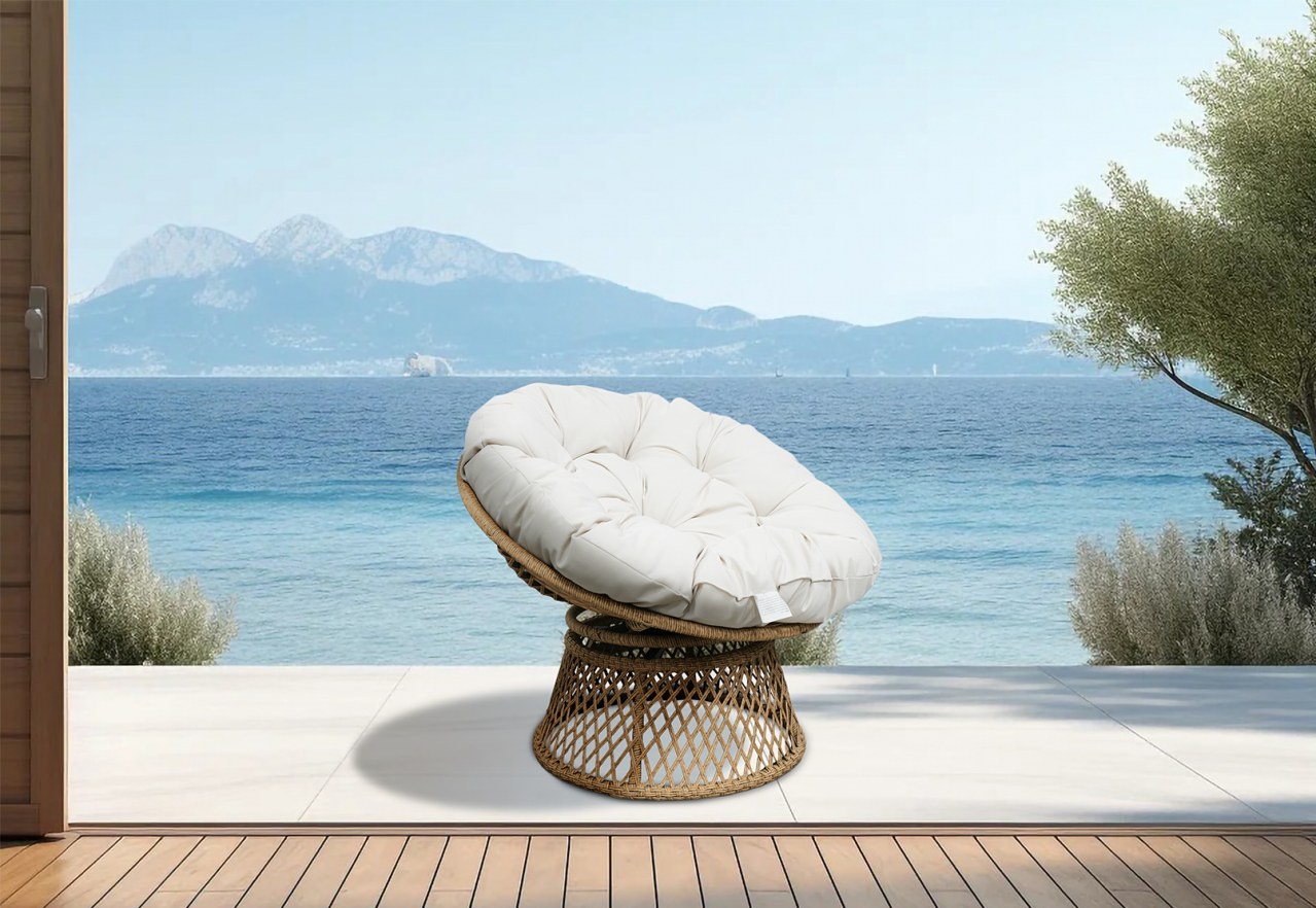 PACHECO Outdoor Swivel Armchair – image 1 of 6