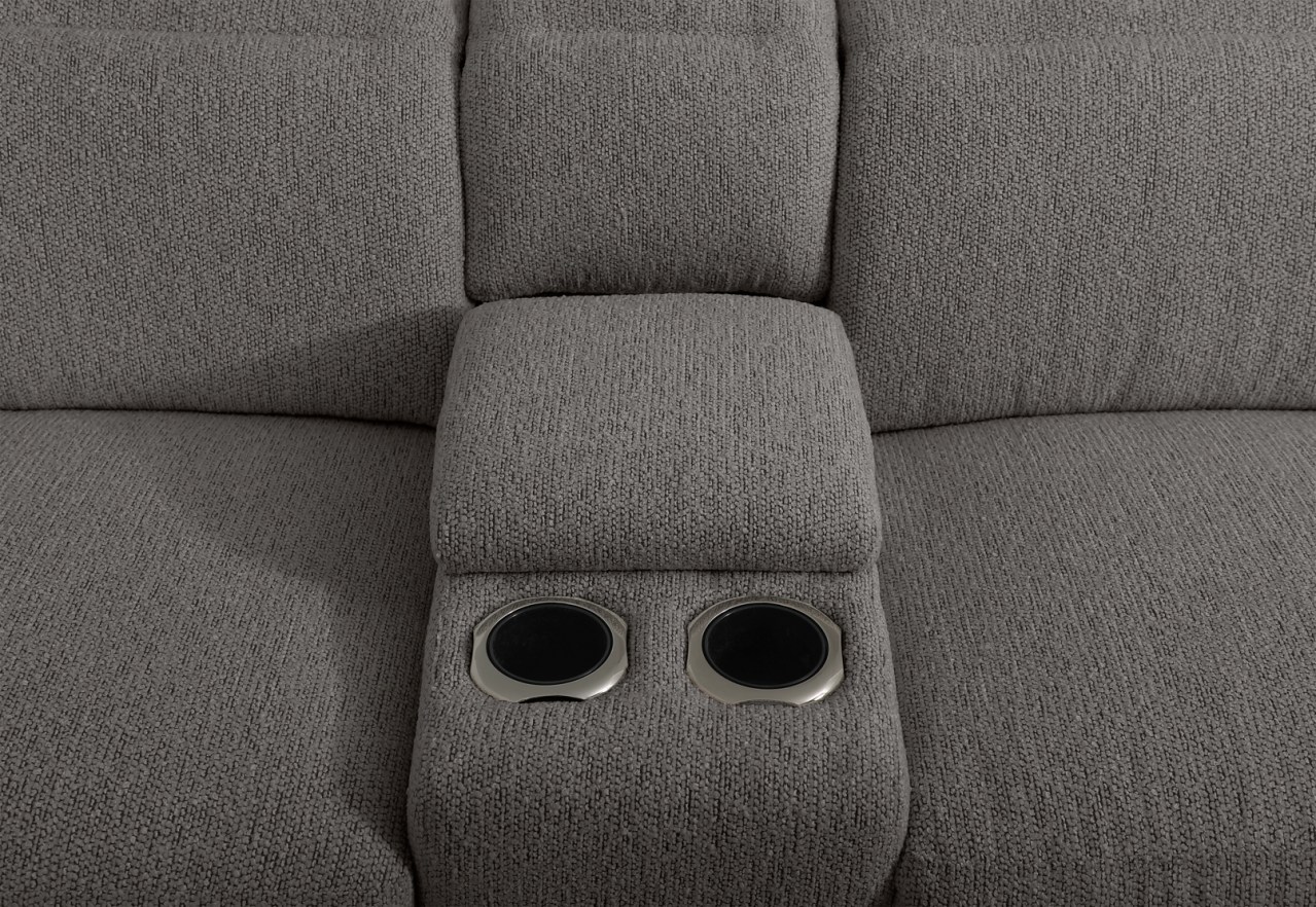 LORENZA FABRIC 2.5 Seater with Electric Recliners and Console – image 7 of 8