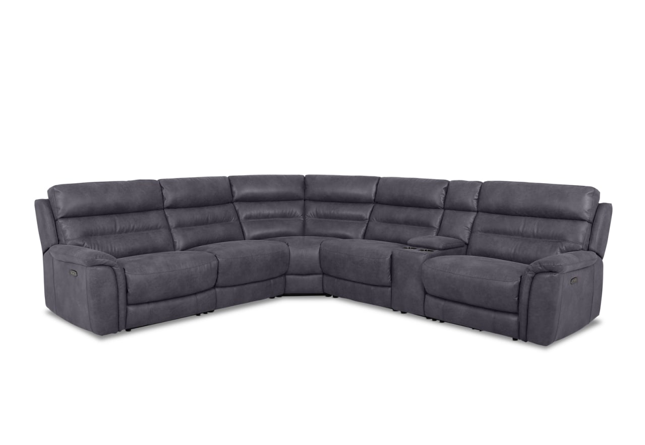 FOXTON FABRIC 5S Corner Lounge Electric Recliners and Console – image 1 of 6