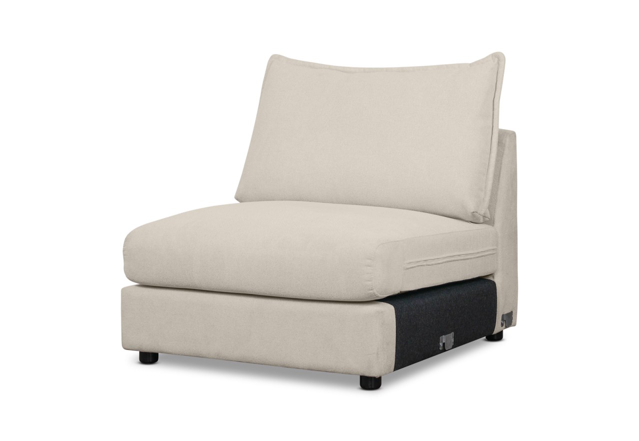 VALERA FABRIC Modular Armless Chair – image 3 of 4