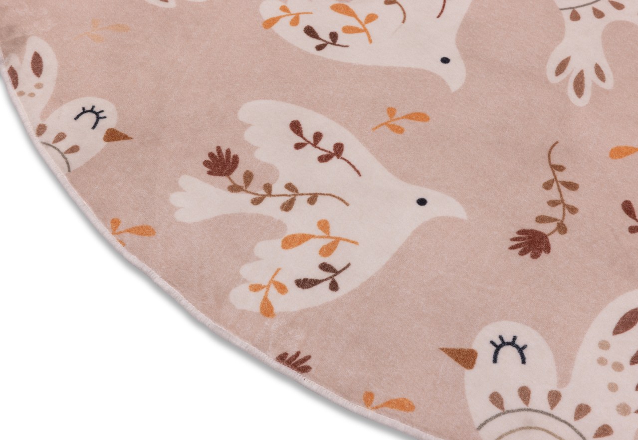 SERRY 150x150CM Washable Kids Rug – image 2 of 2