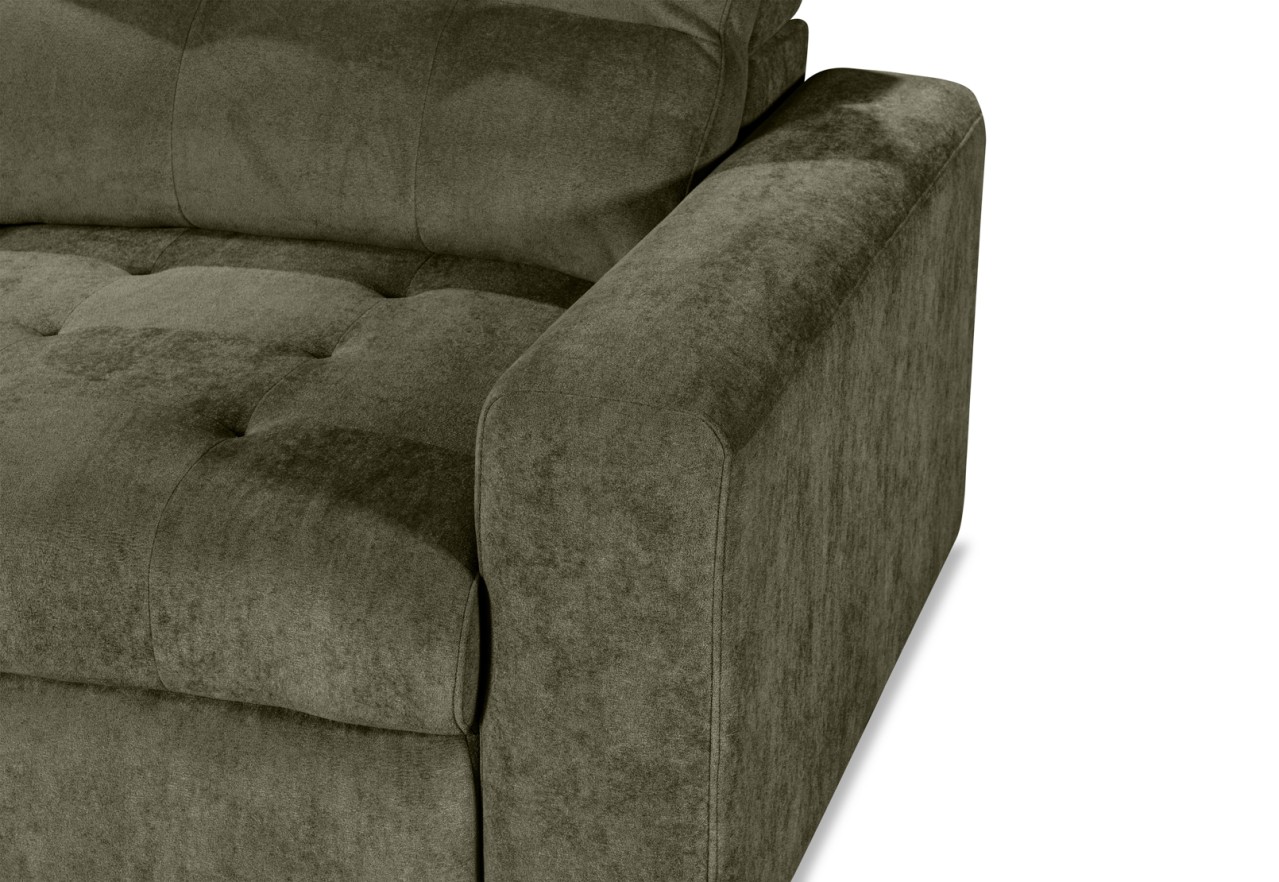 BEVERLY FABRIC 6 Seater Corner Lounge with 3 Electric Slide-out Recliners and LHF Chaise – image 10 of 13