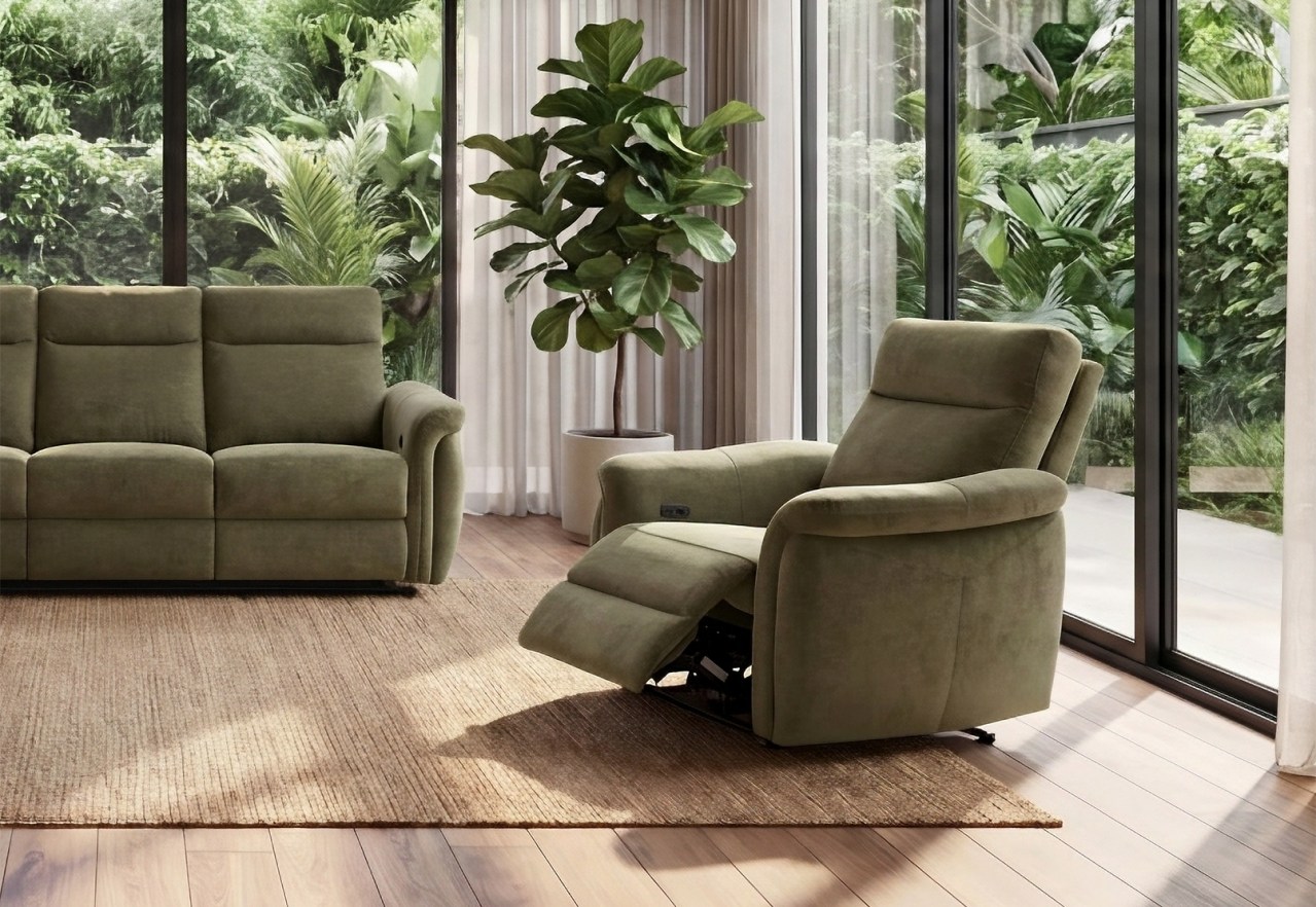 CASAMORE FABRIC Electric Recliner – image 1 of 13