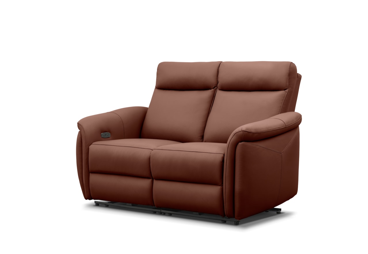 CASAMORE LEATHER 2 Seater with 2 Inbuilt Electric Recliners – image 2 of 11