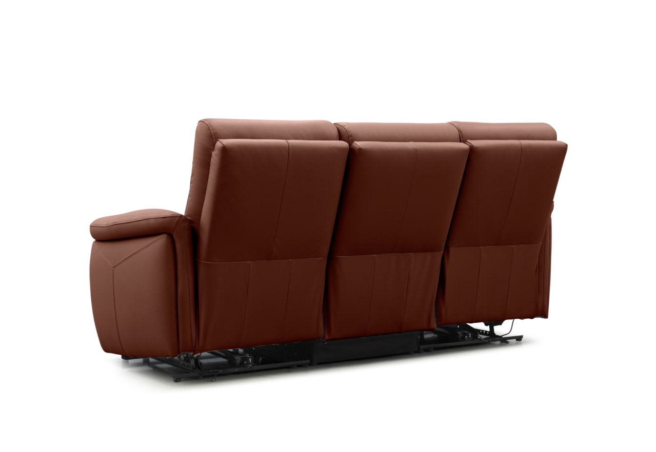 CASAMORE LEATHER 3 Seater with 2 Inbuilt Electric Recliners – image 7 of 11