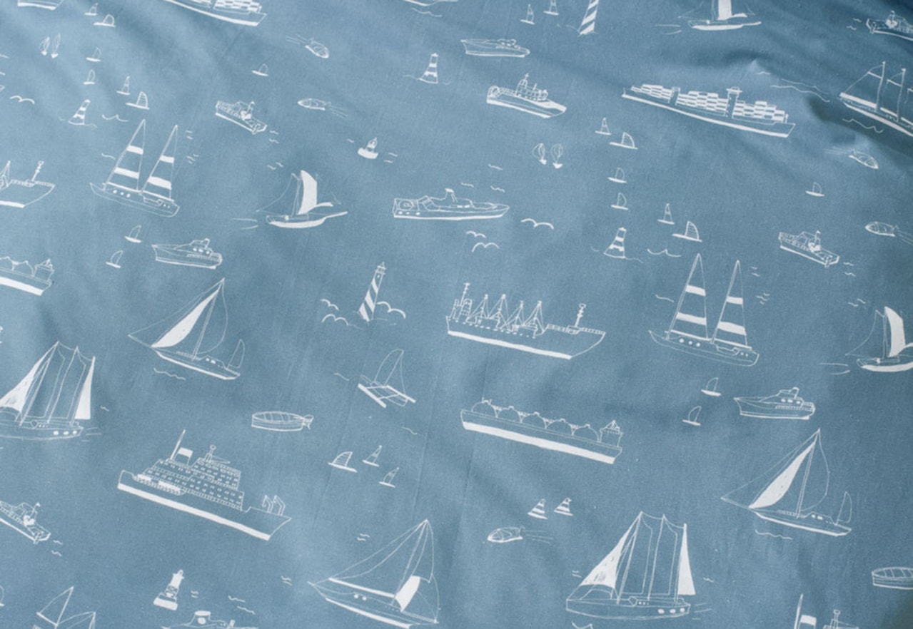 SHIPS AHOY Double Bed Quilt Cover Set – image 1 of 4